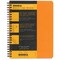 Rhodia Wirebound Meeting Notebook - Orange, Lined, 8-1/4" x 6-1/2"